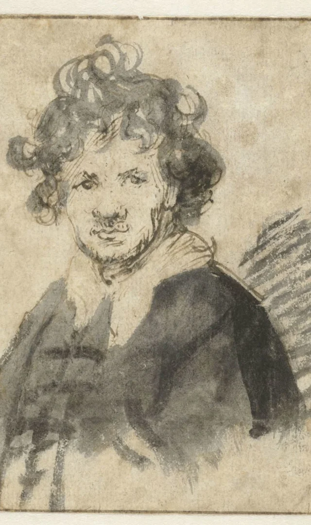 Self-portrait with Tousled Hair