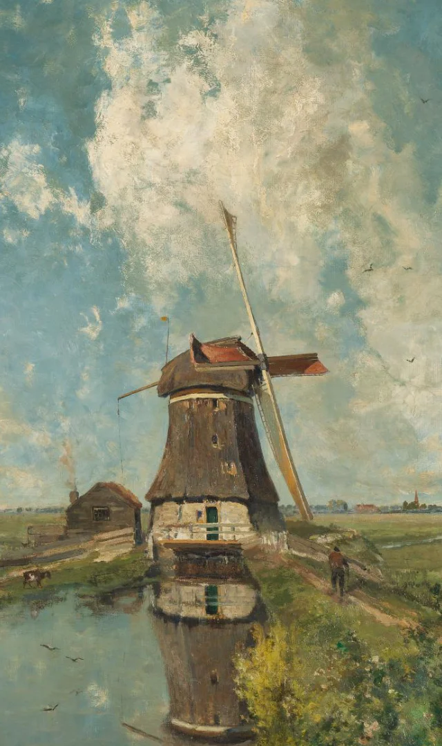 A Windmill on a Polder Waterway, Known as ‘In the Month of July’