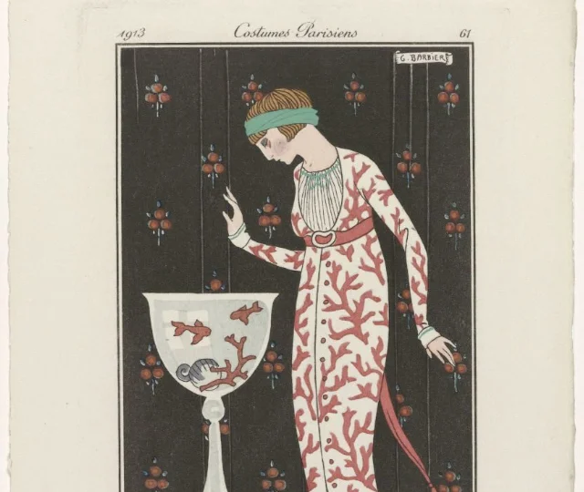 Journal des Dames et des Modes, Costumes Parisiens, 1913, No. 61 : Robe d'intérieur (...)