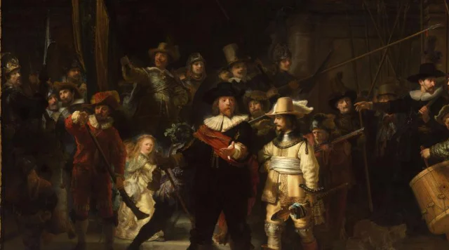 The Night Watch Militia Company of District II under the Command of Captain Frans Banninck Cocq