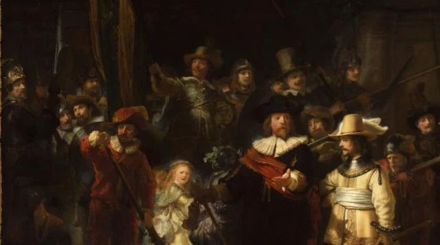 The Night Watch Militia Company of District II under the Command of Captain Frans Banninck Cocq