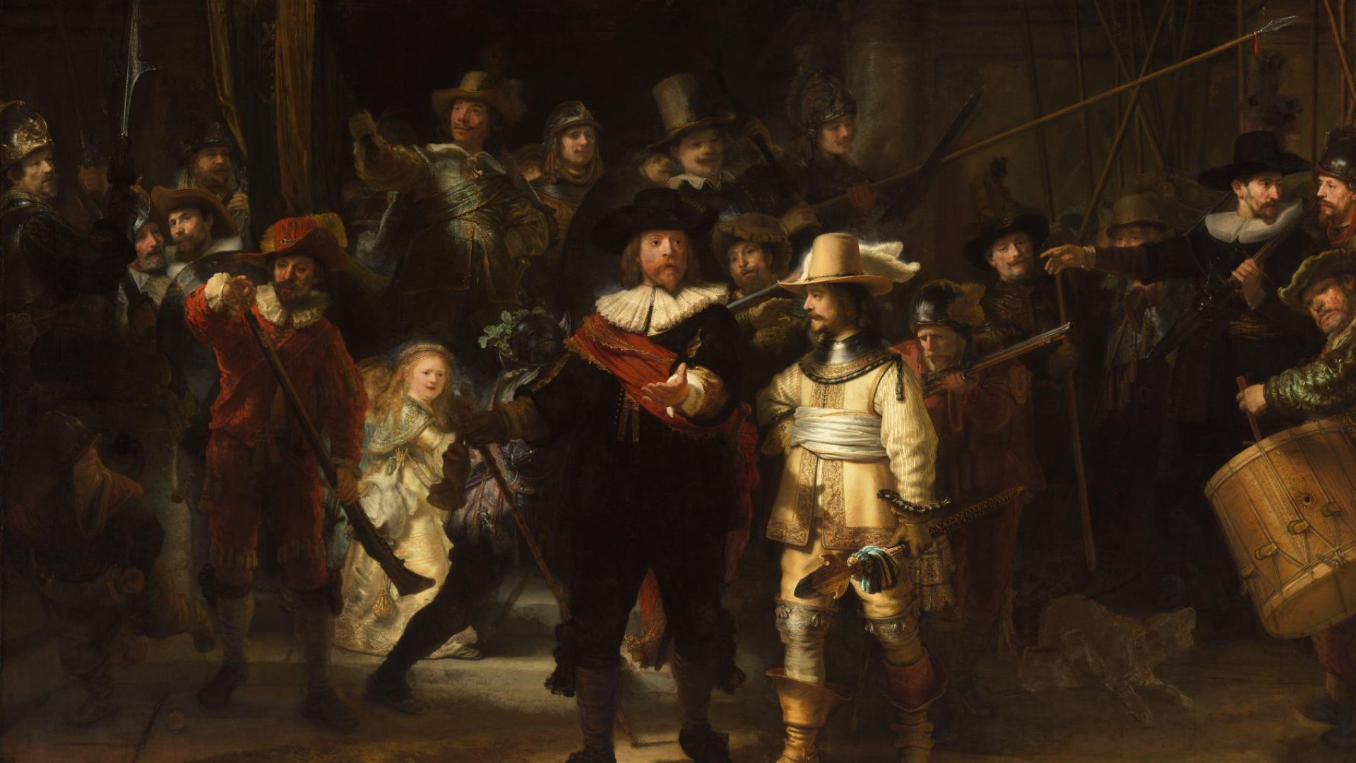 The Night Watch Militia Company of District II under the Command of Captain Frans Banninck Cocq