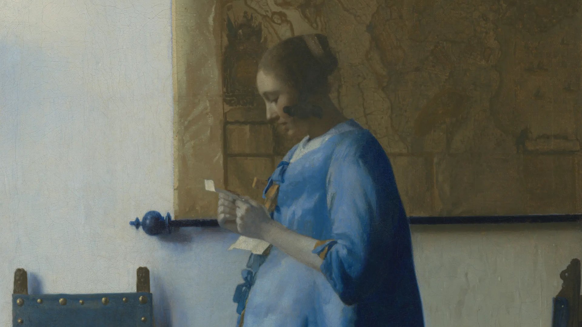 Woman Reading a Letter