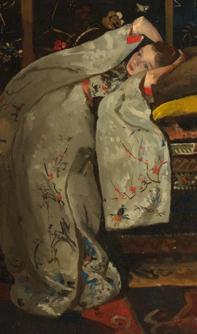 Girl in a White Kimono