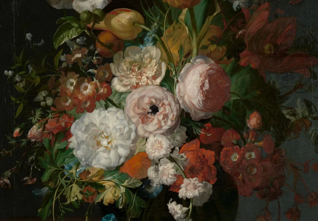 Still Life with Flowers in a Glass Vase